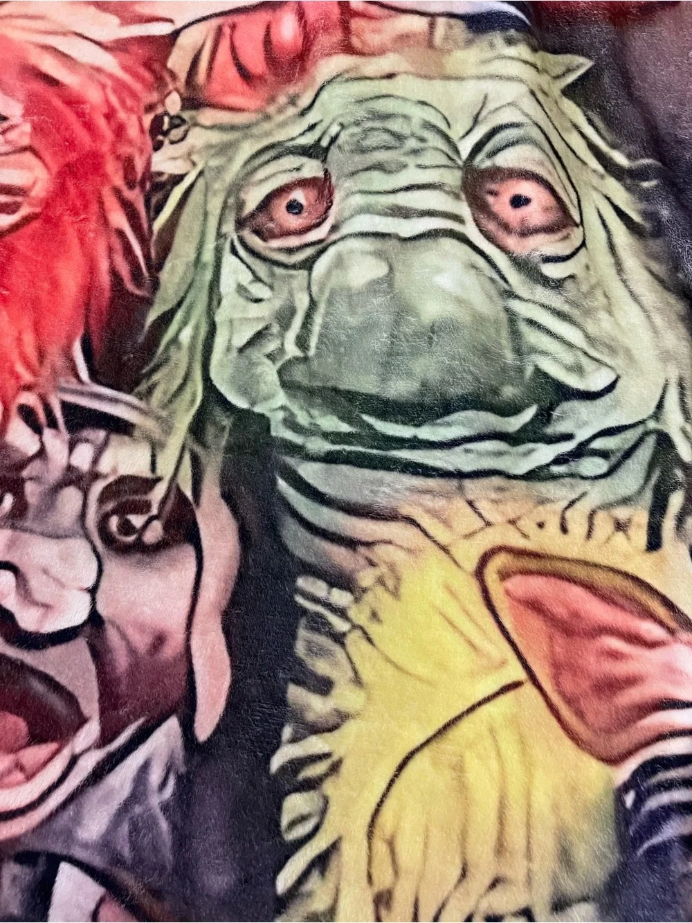Themed “86 Labyrinth Movie Plush Silky Soft Flannel Throw - 60” X 79”